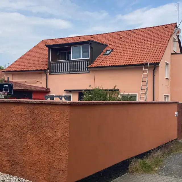 Sedlová střecha s klasickou taškou po, Horšovský Týn