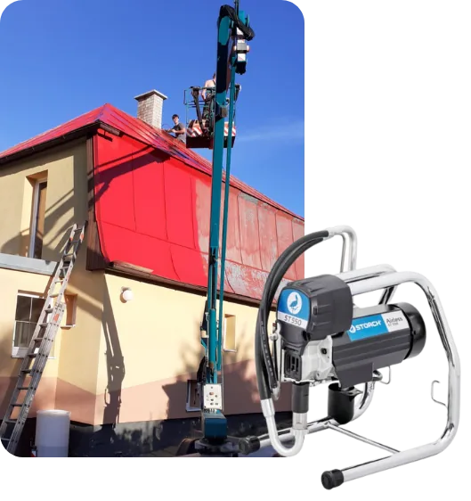 Renovační nátěr střechy